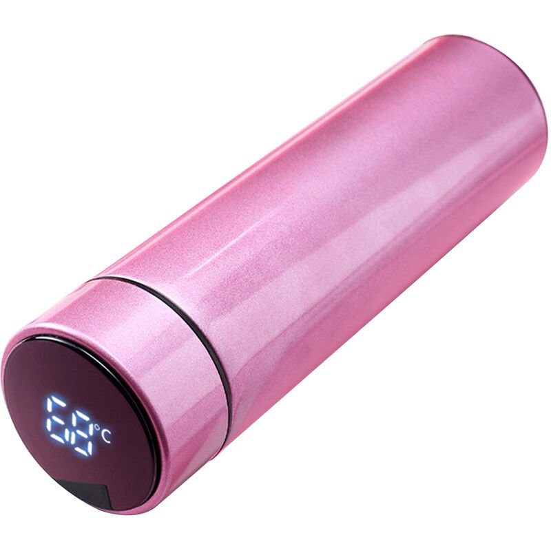 500mL Pantalla LED de temperatura inteligente Botella de agua con aislamiento al vacio Botella de acero inoxidable a prueba de fugas sin BPA para barato