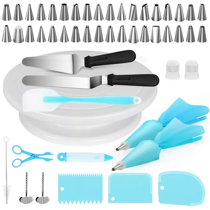 52 Piezas Kit De Decoracion De Pasteles Suministros Para Hornear Para Principiantes, Cocina Casera Adecuada En Oferta 52 Piezas Kit De Decoracion De Pasteles Suministros Para Hornear Para Principiantes