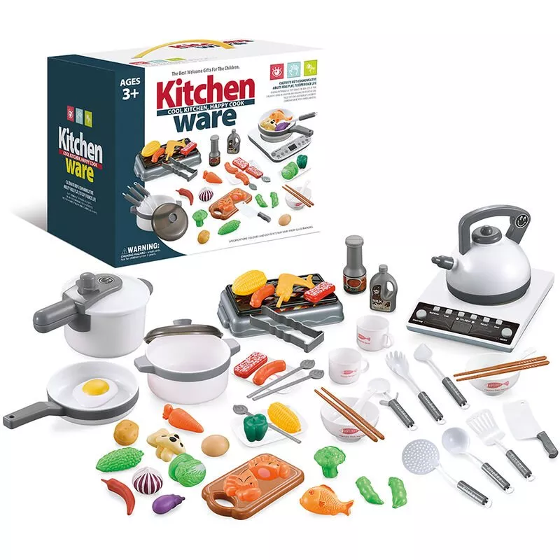 52Pcs Kitchen Play Toy Kids Pretend Playset Con Utensilios De Cocina Juego De Ollas Y Sartenes Juego De Alimentos Frutas Utensilios De Cocina En Oferta 52Pcs Kitchen Play Toy Kids Pretend Playset Con Utensilios De Cocina Juego De Ollas Y Sartenes Juego De Alimentos Frutas Utensilios De Cocina Barato