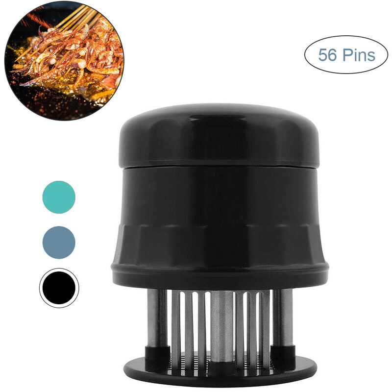 56 Pasadores ablandador de carne cuchillas de acero inoxidable para filete agujas barbacoa cocina la herramienta de pollo pescado de cerdo