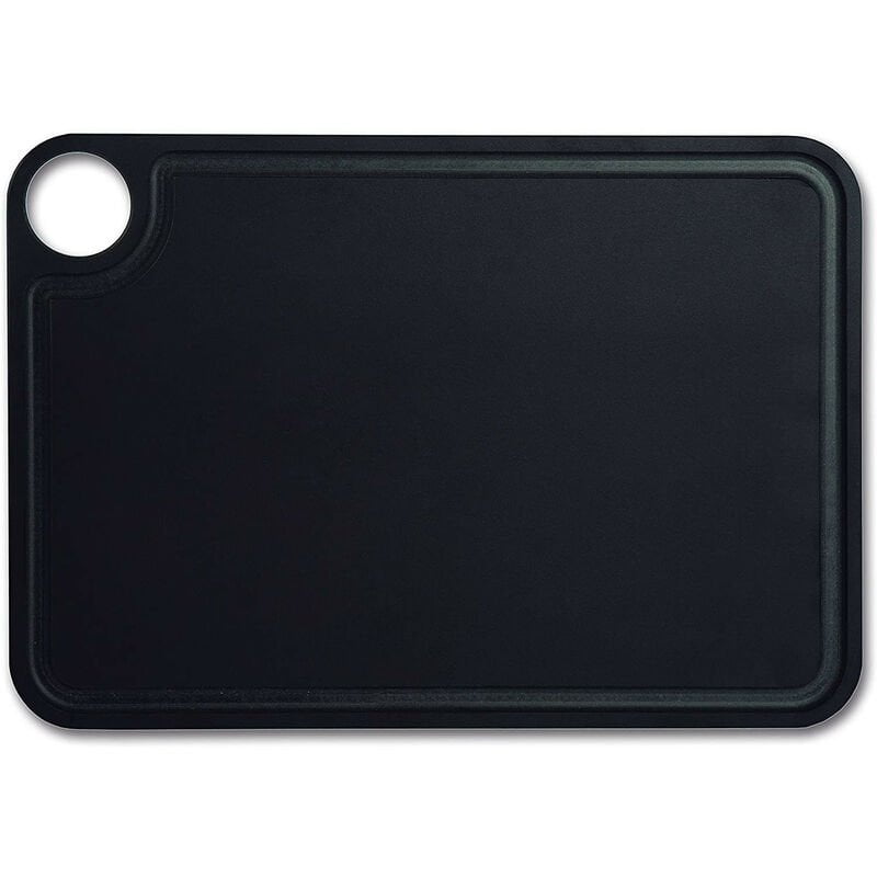 692110 TABLA DE CORTE 33x23CM NEGRA C/CANAL - Arcos barato