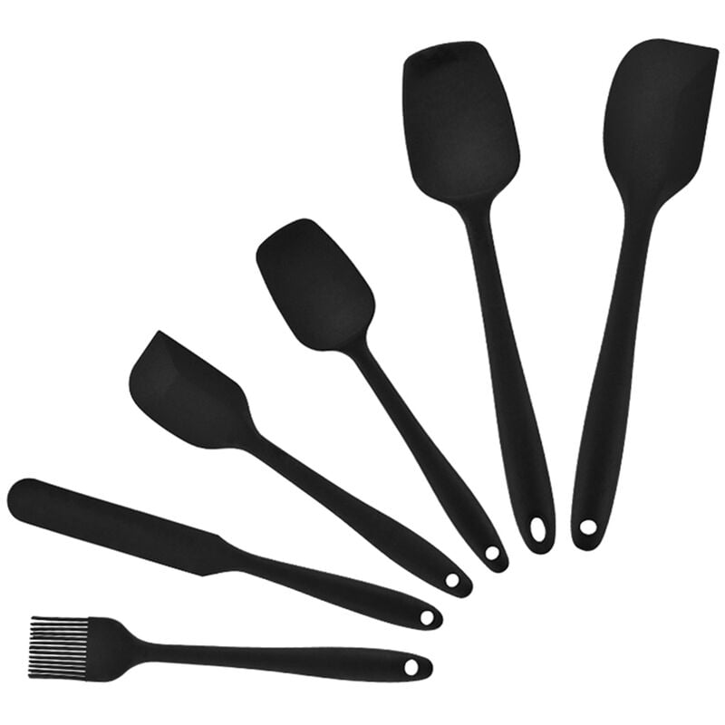 6PCS Utensilios para hornear Espatula Cuchara Utensilios de cocina Juego de utensilios de cocina de silicona Juego de utensilios de cocina barato