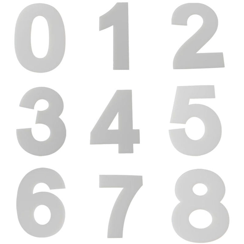 9 unids / set molde de numeros grandes 0-9 numeros bandejas para pasteles de aniversario de bodas y cumpleanos para rellenos pasteles para hornear en barato