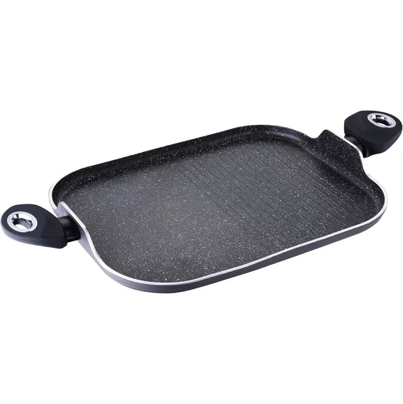 Asador 50.8X29.2X5.2 Cm. Aluminio Forjado - Bergner En Oferta Asador 50.8X29.2X5.2 Cm. Aluminio Forjado - Bergner Barato