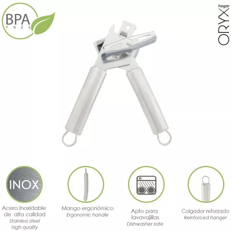 Abrelatas Acero Inoxidable 4,5 X 20 (Alt) Cm. En Oferta Abrelatas Acero Inoxidable 4