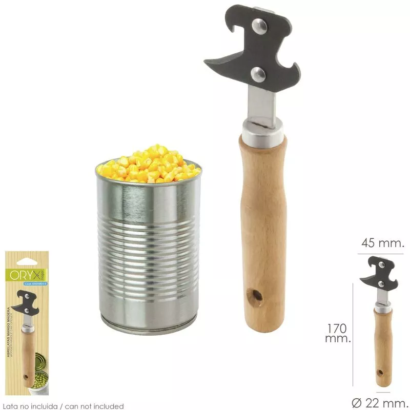 Abrelatas Con Mango Madera 170 Mm. En Oferta Abrelatas Con Mango Madera 170 Mm. Barato