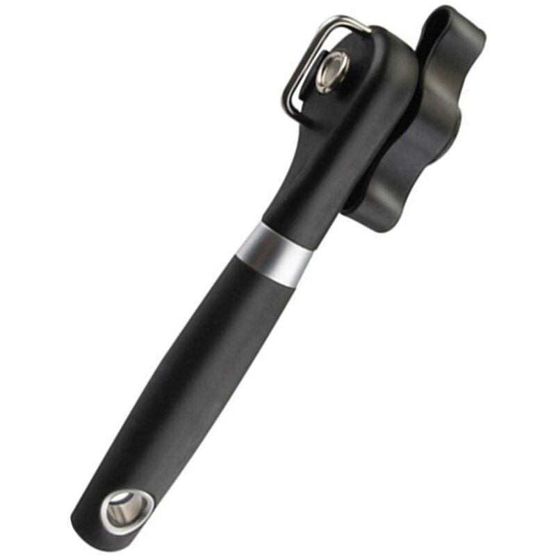 Abrelatas manual Abrelatas con borde liso Mango antideslizante de grado alimenticio Diseño multifunción Acero inoxidable barato