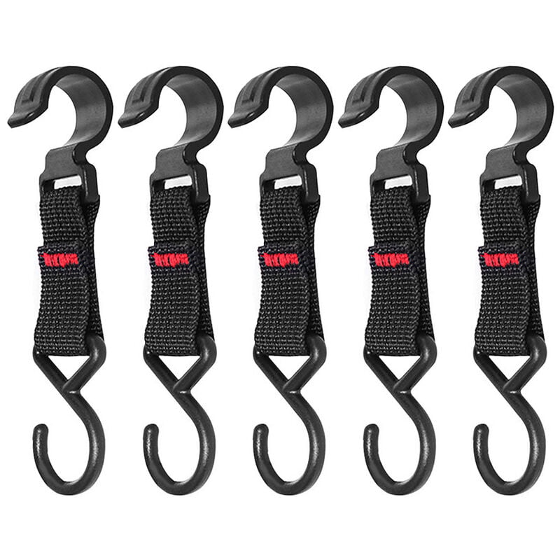 Acampar al aire libre movible Almacenamiento Enganche desmontable gancho de colgar-S en forma de gancho