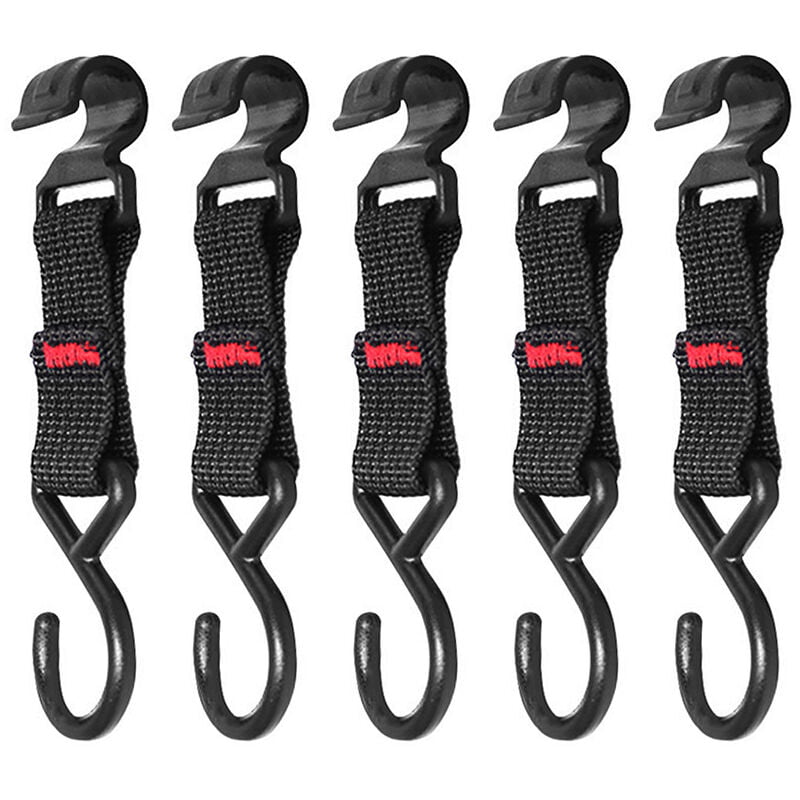 Acampar al aire libre movible Almacenamiento Enganche desmontable para colgar del gancho S-en forma de gancho