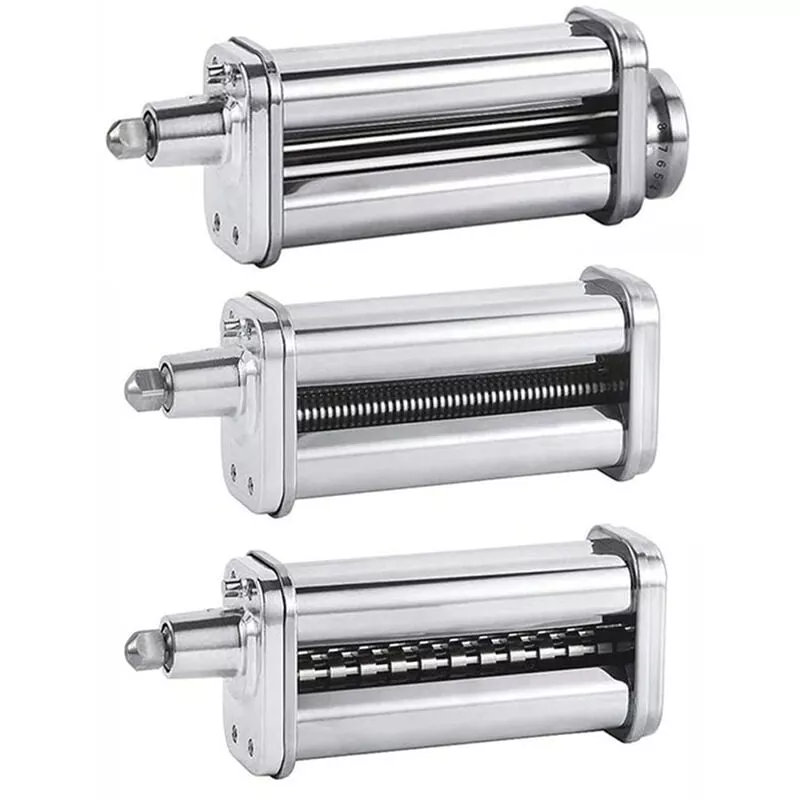 Accesorio Para Maquina De Pasta 3-En-1 Piezas De Cortador De Rodillo De Pasta Maquina De Prensado De Fideos Compatible Con Batidoras De Pie En Oferta Accesorio Para Maquina De Pasta 3-En-1 Piezas De Cortador De Rodillo De Pasta Maquina De Prensado De Fideos Compatible Con Batidoras De Pie Barato