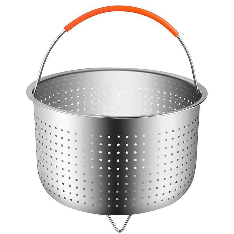 Accesorios de cocina de cesta de vapor de acero inoxidable para olla a presion verduras al vapor barato