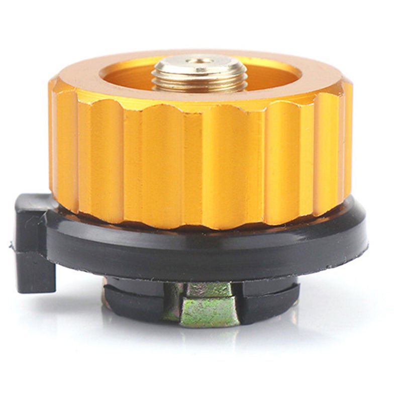 Adaptador Adaptador cilindro de gas del campo convertidor frasco valvula del adaptador estufa que acampa encubierta Lindal Tipo de valvula