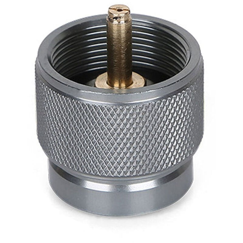 Adaptador de tanque de gas propano Adaptador de estufa de camping Adaptador de recipiente convertidor para parrilla de camping al aire libre BBQ
