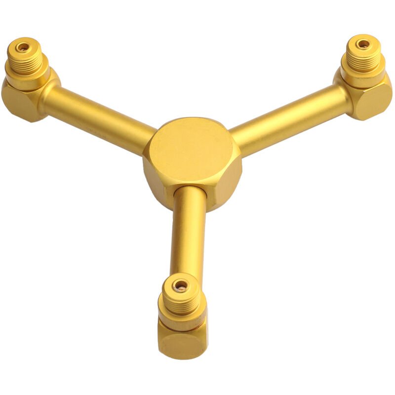 Adaptador del tanque de propano de la valvula Lindal del divisor de la estufa para acampar para ir de excursion Barbacoa de picnic