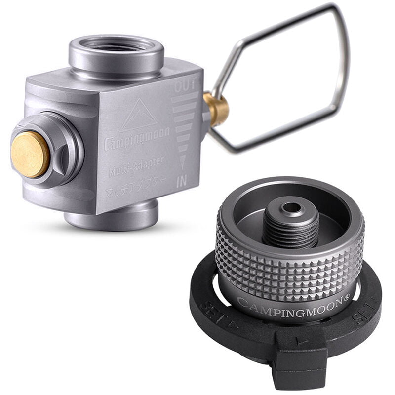 Ademas de ahorro de gas con adaptador de gas para el campamento itinerante Senderismo