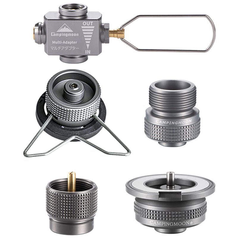 Ahorro de gas Plus con adaptadores de gas para el campamento itinerante Senderismo Pesca