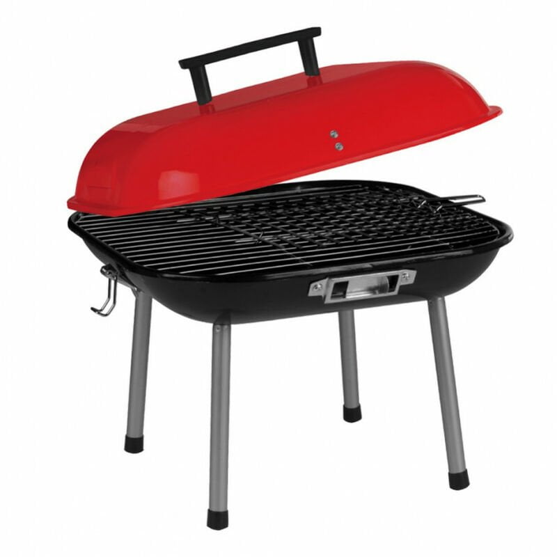 Aktive - Barbacoa carbón 36 cm con tapa Sport Camping 52735 barato