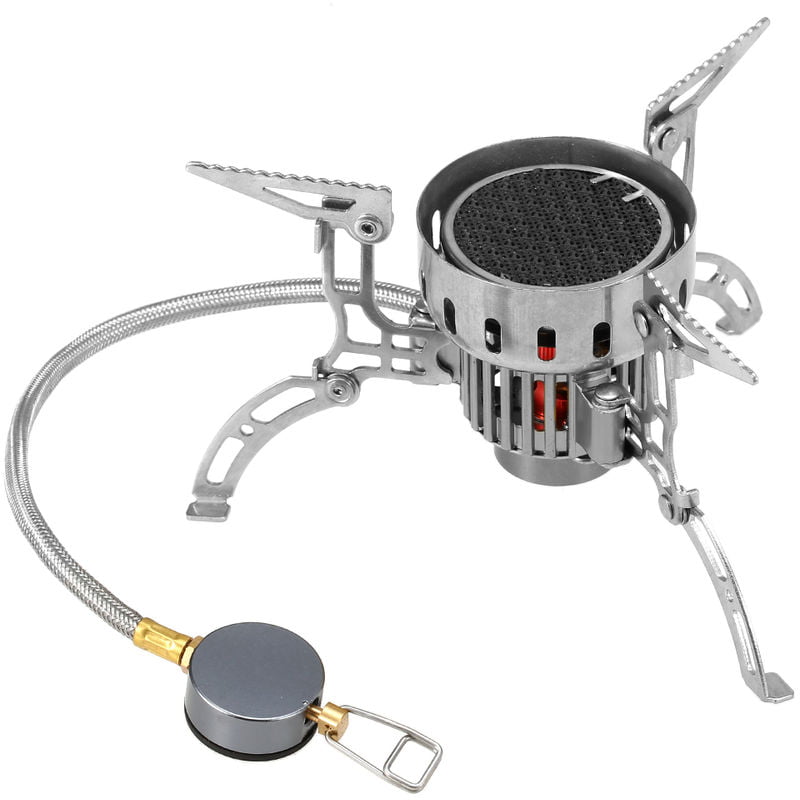 Al aire libre de infrarrojos estufa que acampa de la estufa portatil ultraligero Horno plegable a prueba de viento de gas Mini quemador para Cookout barato