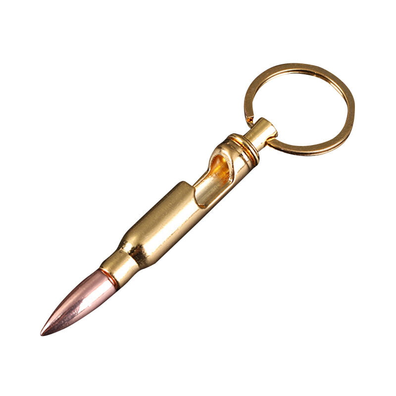 Aleacion de zinc abridor de balas llavero colgante modelo de bala llavero de personalidad