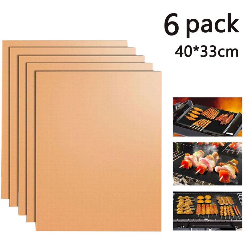Alfombrilla para barbacoa y alfombrilla para hornear 100% antiadherente
