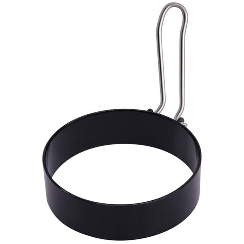 Anillo de huevo Anillos de cocina de huevo redondos para cocinar Molde moldeador de circulo de metal antiadherente de acero inoxidable Herramienta de barato
