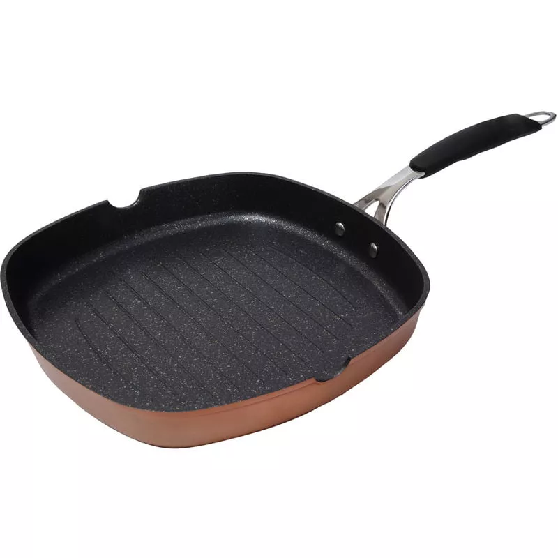 Asador 28x28x4.5cm aluminio forjado inducción infinity Just For Chefs barato