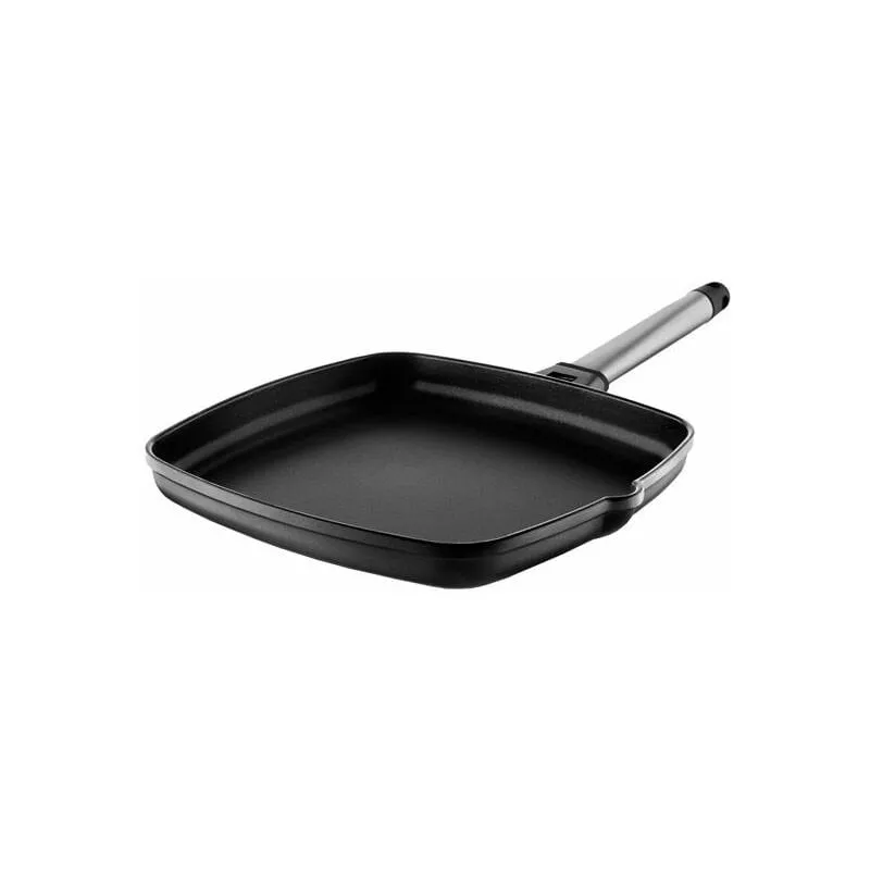 Asador Plano Aluminio Fundido Mango Inox En Oferta Asador Plano Aluminio Fundido Mango Inox Barato