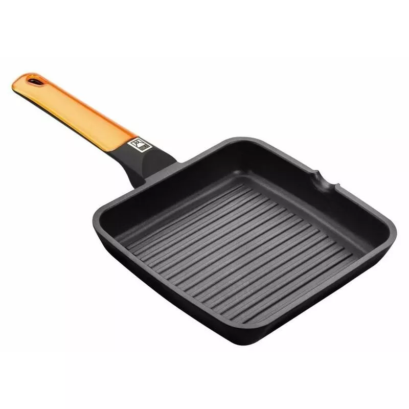 Asador Con Rayas Eco+ Aluminio Fundido Efficient Orange 28 Cm - Bra En Oferta Asador Con Rayas Eco+ Aluminio Fundido Efficient Orange 28 Cm - Bra Barato