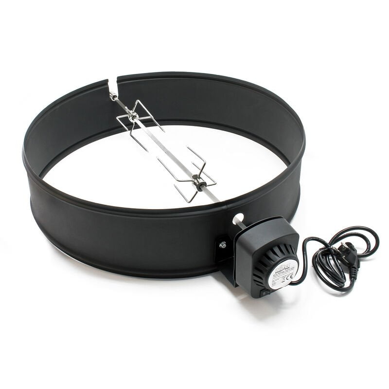 Asador giratorio eléctrico para barbacoas de bola Ø 55cm x alto 15cm