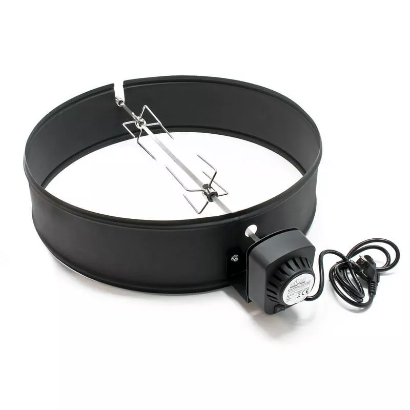 Asador Giratorio Eléctrico Para Barbacoas De Bola Ø 55Cm X Alto 15Cm, De Acero Recubierto En Oferta Asador Giratorio Eléctrico Para Barbacoas De Bola Ø 55Cm X Alto 15Cm
