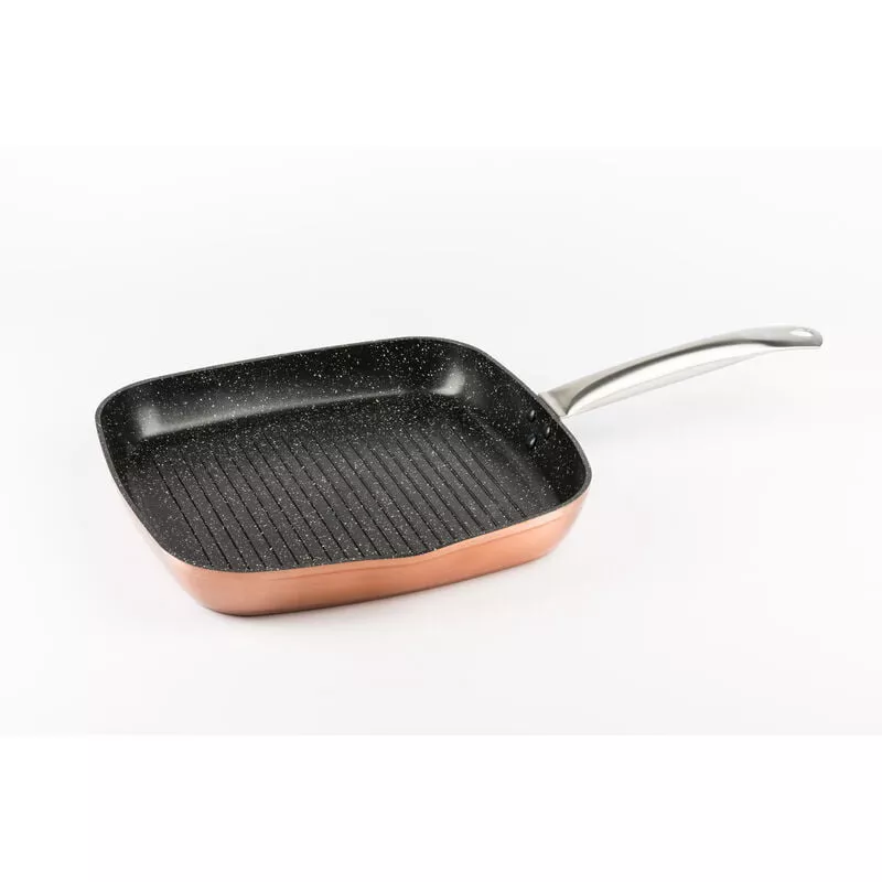 Asadora Aluminio Forjado Inducción Gama Cobre 27X27Cm. ( 914-27) - Vier En Oferta Asadora Aluminio Forjado Inducción Gama Cobre 27X27Cm. ( 914-27) - Vier Barato