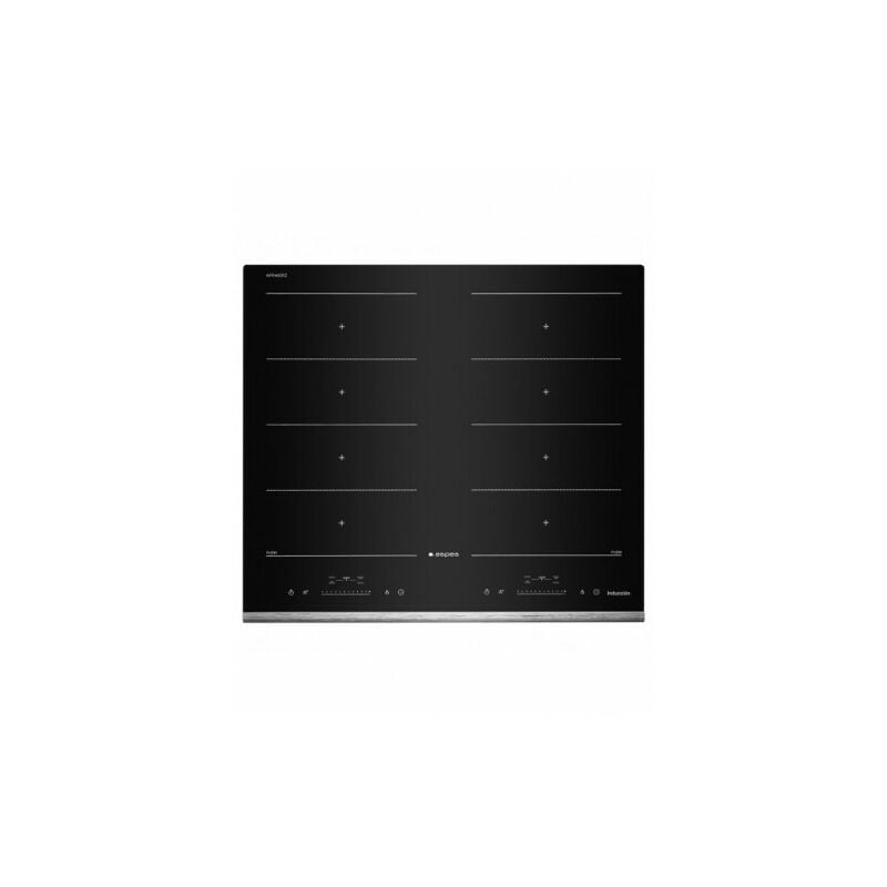 Aspes - API1400FZ Placa de Inducción Doble Flexizone de Cristal Negro. Potencia 7200 W 9 Niveles de Cocción. Booster. Temporizador barato