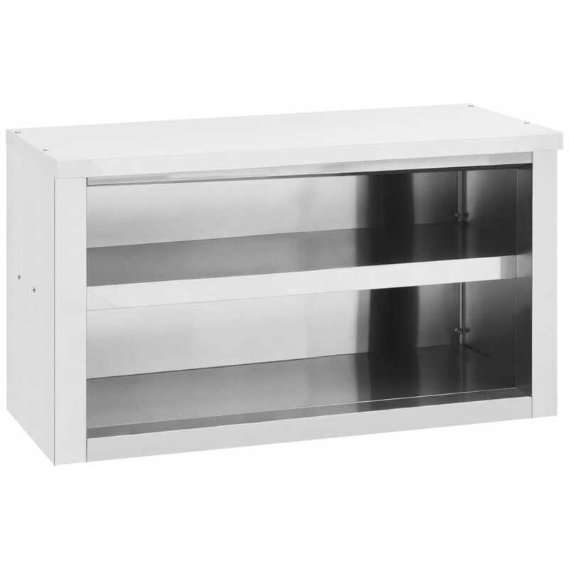 Asupermall - Armario de pared para cocina acero inoxidable 90x40x50 cm barato