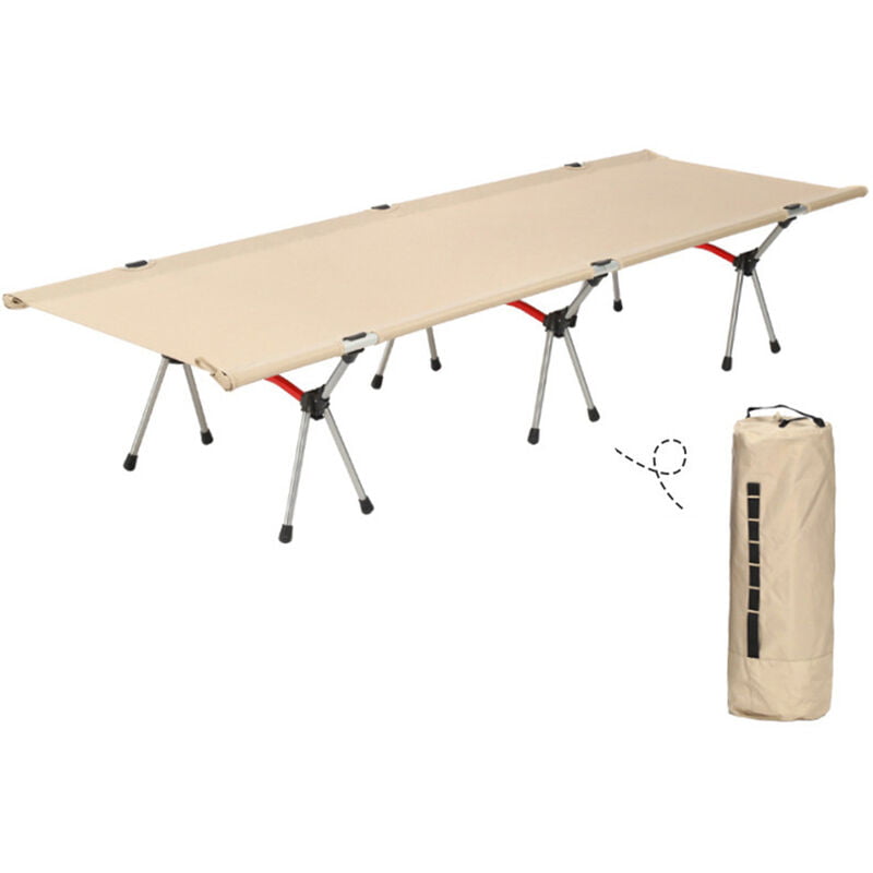 Asupermall - Cama de camping con soporte 7075