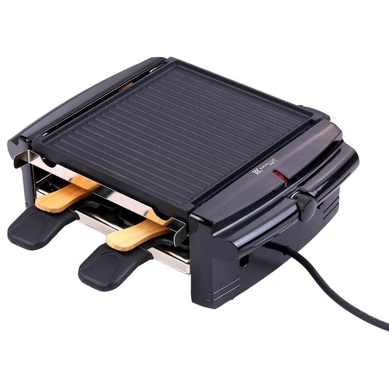 Asupermall - Electrica sin humo Parrilla Mini plancha reversible Barbacoa Grill multifuncional con 4 moldes para hornear antiadherente Asar placas barato