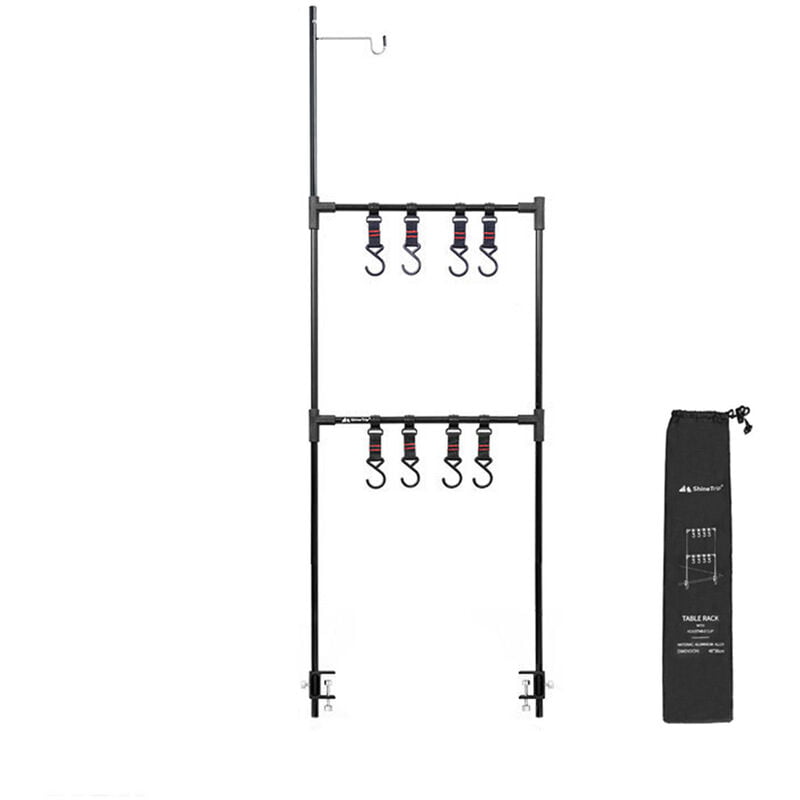 Asupermall - Estante de almacenamiento de escritorio al aire libre Estante de escritorio de aleacion de aluminio ultraligero multifuncion Estante barato