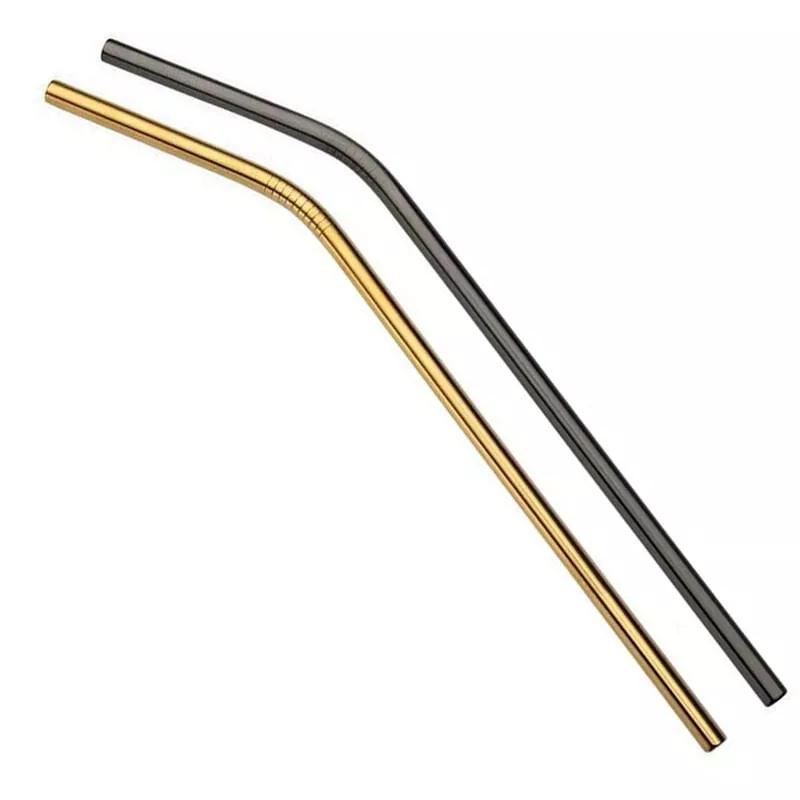 Asupermall - Pajas reutilizable de acero inoxidable
