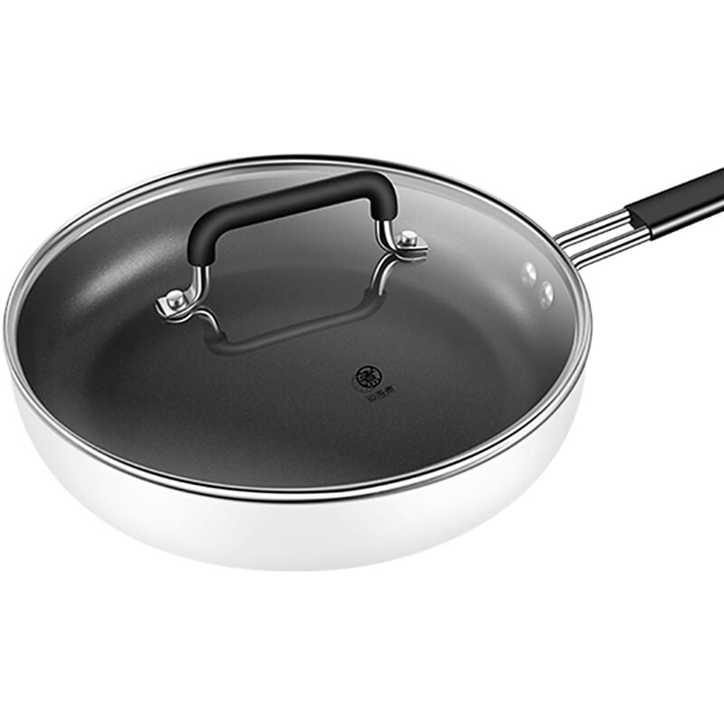 Asupermall - Sarten para cocinar Sarten antiadherente Sarten antiadherente Compatible con induccion Utensilios de cocina multiusos Uso Estufa de gas barato