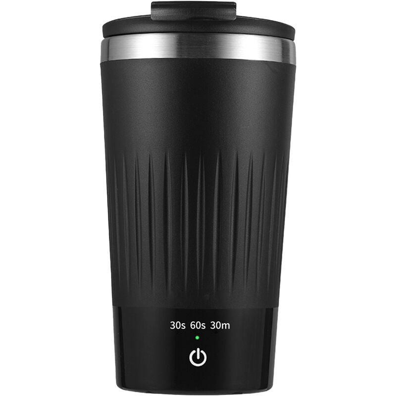 Asupermall - Taza autoagitadora de 300 ml con tapa 3 velocidades Agitación magnética automática Taza de café eléctrica de acero inoxidable Taza de barato