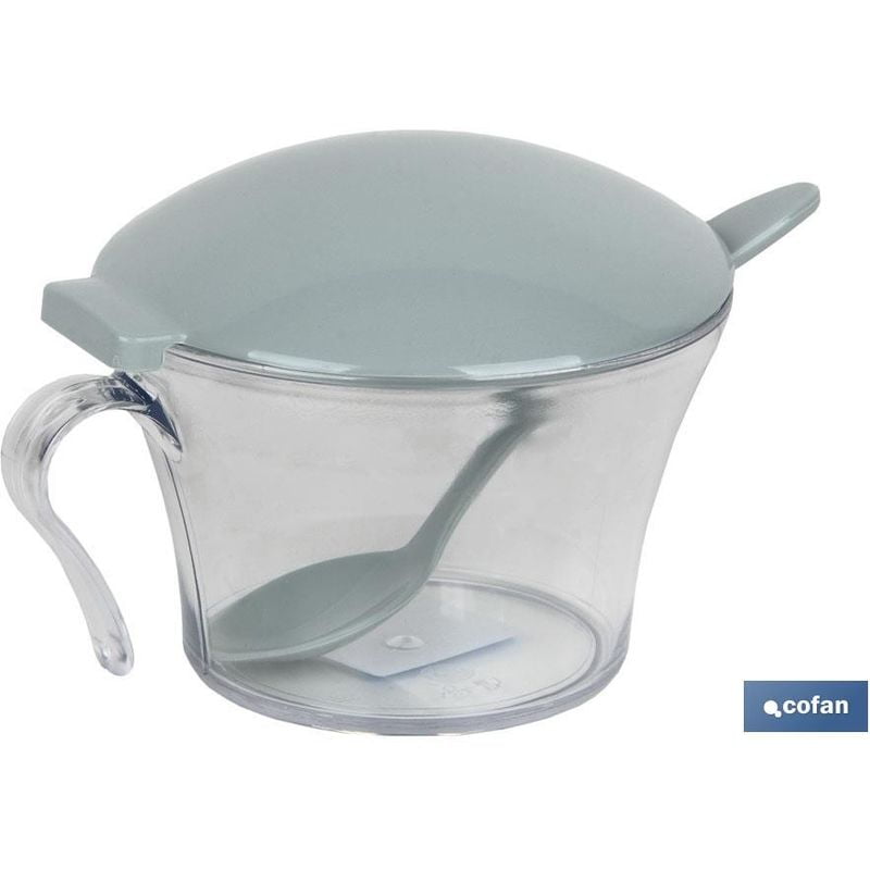 Azucarero con tapa | Modelo Albahaca | De Polipropileno y Poliestireno | Capacidad de 120 ml | Varios Colores barato