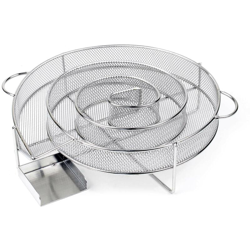BBQ Kaltraucherzeuger Ø16cm Kaltrauchgenerator Spirale aus Edelstahl zum Kalträuchern Räucherspirale barato