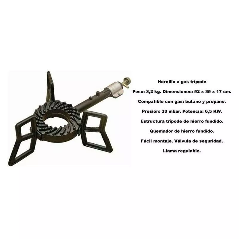 Blungi Hornillo Gas Tripode 28003 En Oferta Blungi Hornillo Gas Tripode 28003 Barato