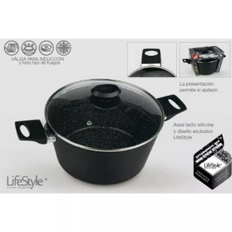 Blungi Olla Con Tapa Aluminio Piedra 28 Cm 3211 En Oferta Blungi Olla Con Tapa Aluminio Piedra 28 Cm 3211 Barato