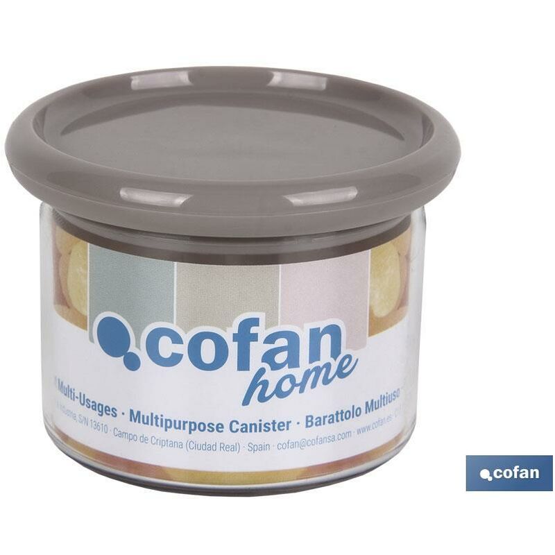 BOTE MULTIUSOS MOD.ALBAHACA COLOR PIEDRA 1L 11X15cm venta unitaria barato