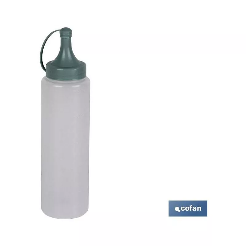 BOTELLA ACEITERA MOD.ALBAHACA 500 ML VERDE AGUA 6x23cm venta unitaria barato
