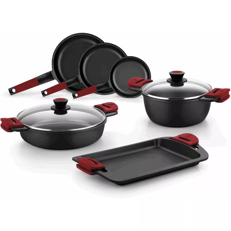 BRA - Cacerola Alta 28Cm Con Tapa Induccion Aluminio/Fundido Premiere barato
