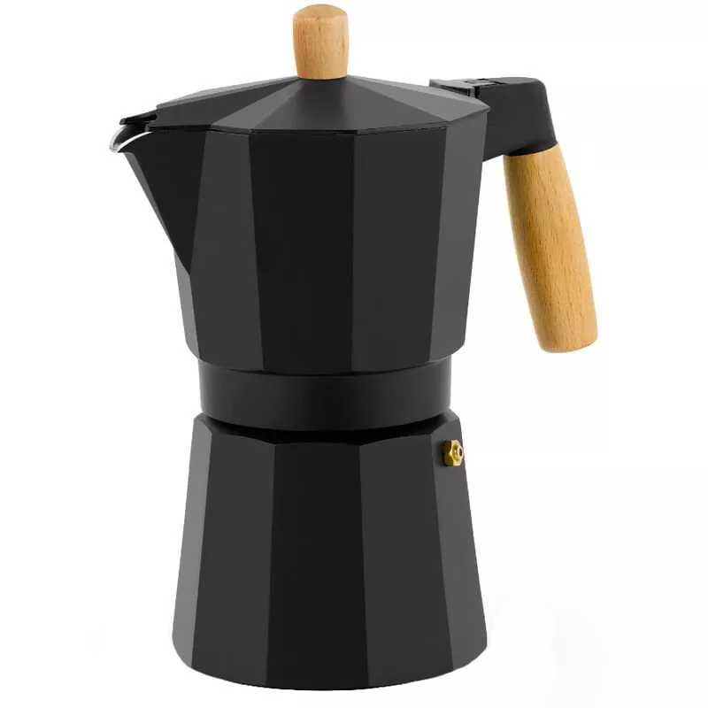 BRA - Cafetera de aluminio 'Market' 12 tazas inducción ( A791712) barato