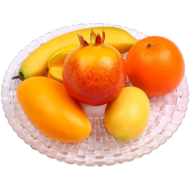 Bandeja de plastico transparente Plato Reutilizable Redondo Recipiente para servir Pastel Pastel Dulce Nuez Fruta para banquetes de boda Catering barato