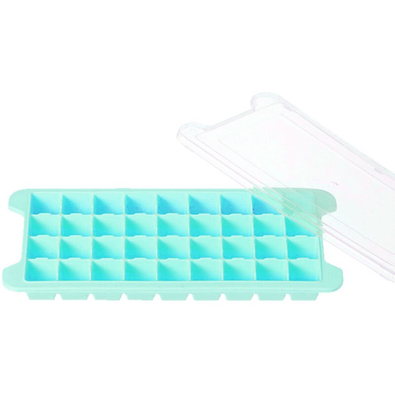 Bandeja de silicona para cubitos de hielo Contenedor de molde para cubitos de hielo Cubos congelados 36 compartimentos con tapa para bares Fiesta en barato