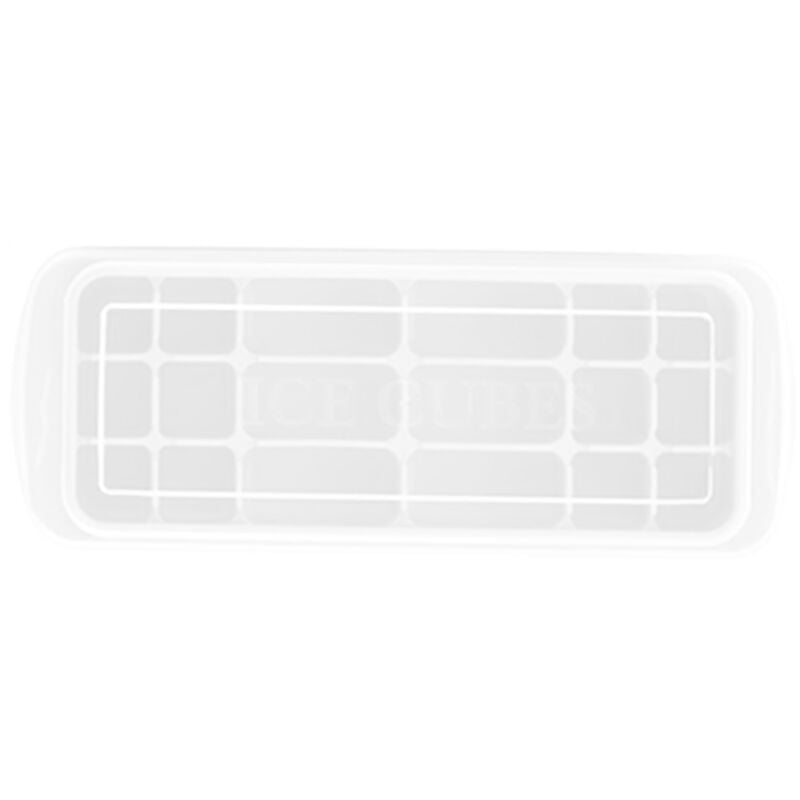 Bandeja de silicona para cubitos de hielo con tapa Cuadrada Molde para hornear Cubitos de hielo Sin BPA Facil de liberar para jugo Comida para bebes barato